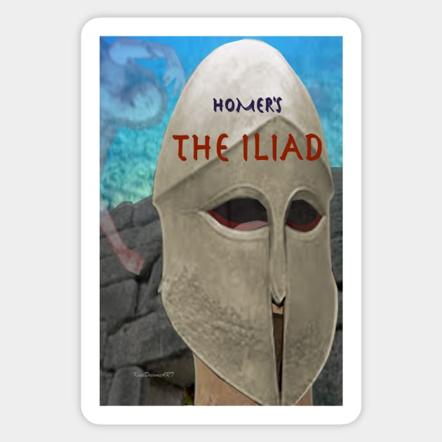 The Iliad image and text Sticker by KayeDreamsART